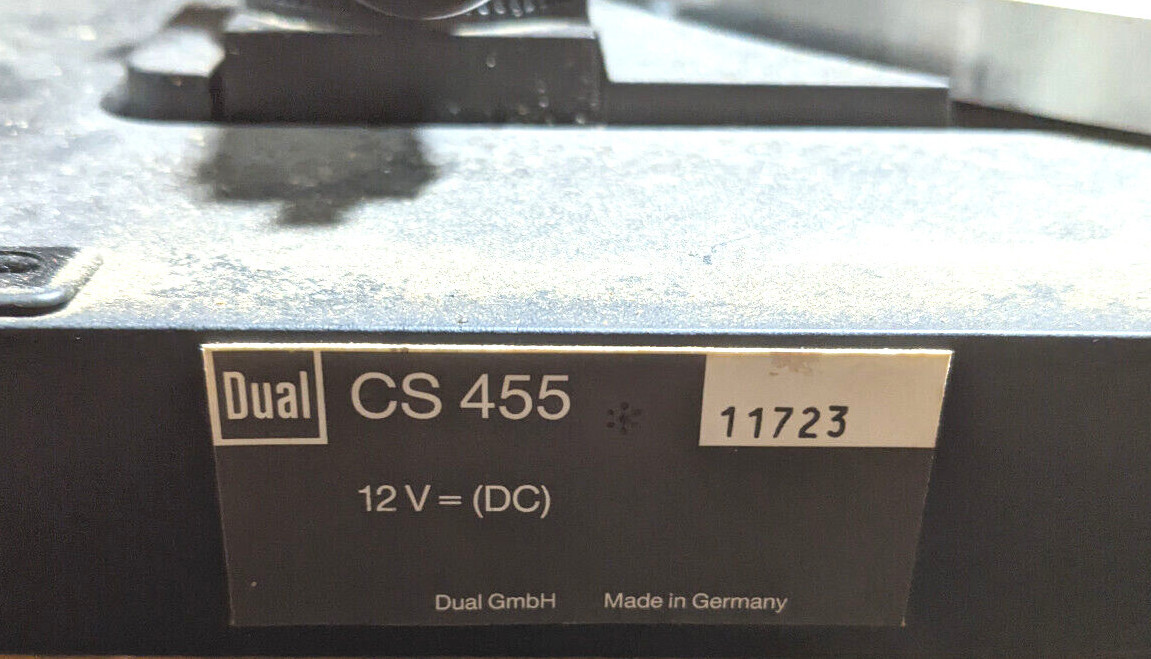 VINTAGE DUAL CS 455 TURNTABLE PARTS:GEAR,LEVERS,SHELL,FEET AND MORE