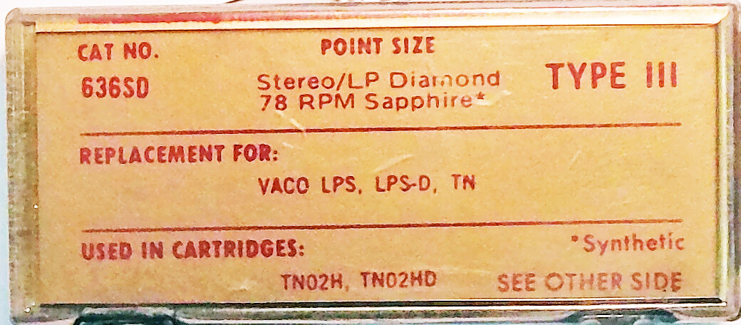 862-DS73 STEREO TURNTABLE RECORD PLAYER NEEDLE for Varco LPS-D TN-2D TN20 TN02H