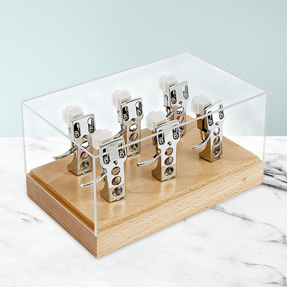 Clear Turntable Headshell Storage Box Accessory High End for Phonograph NEW