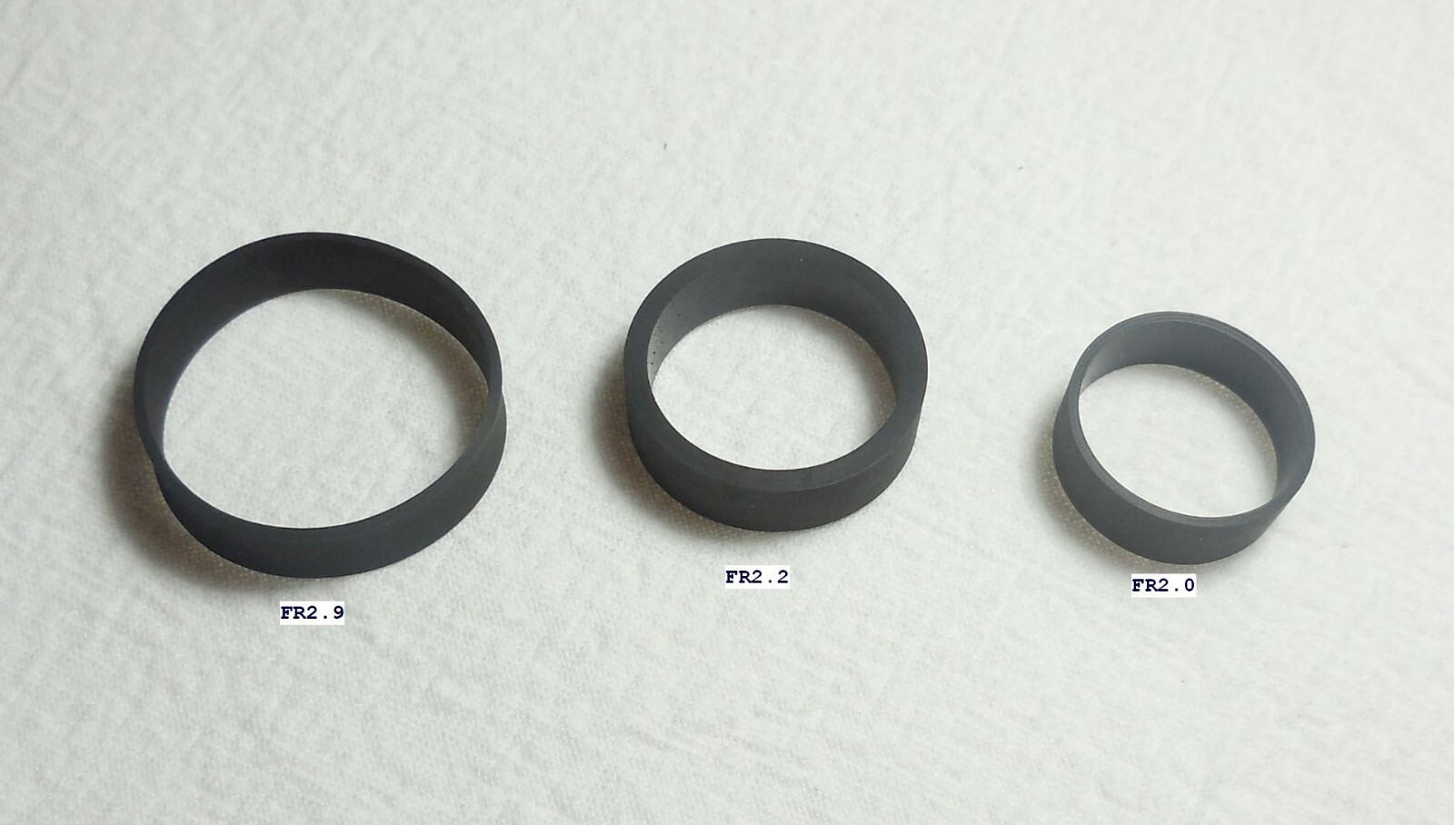 (3) Belt Set for Admiral & G.E. Record Changers FR2.0 FR2.2 FR2.9