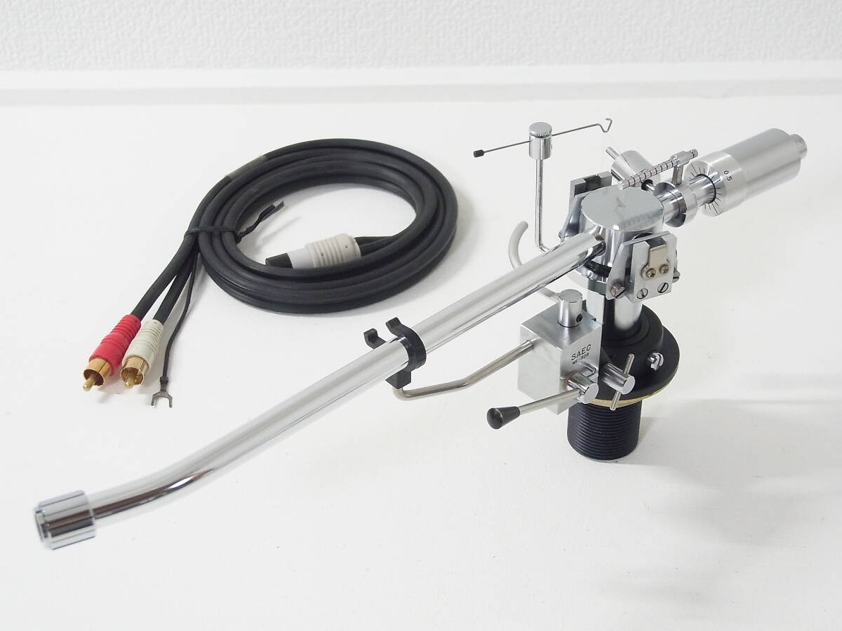 SAEC WE-308L LONG TONEARM WITH PHONO CABLE – TESTED & WORKING