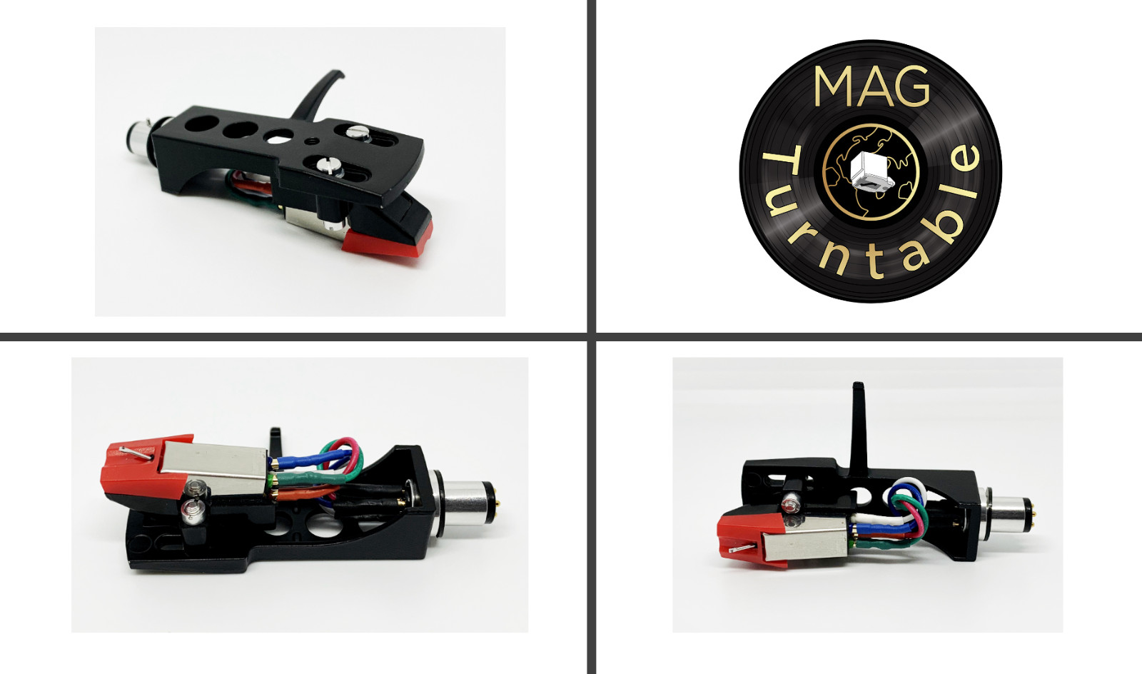 Headshell + Cartridge + Stylus for Technics SL D3K, SL D5, SL Q2, SL Q202, B