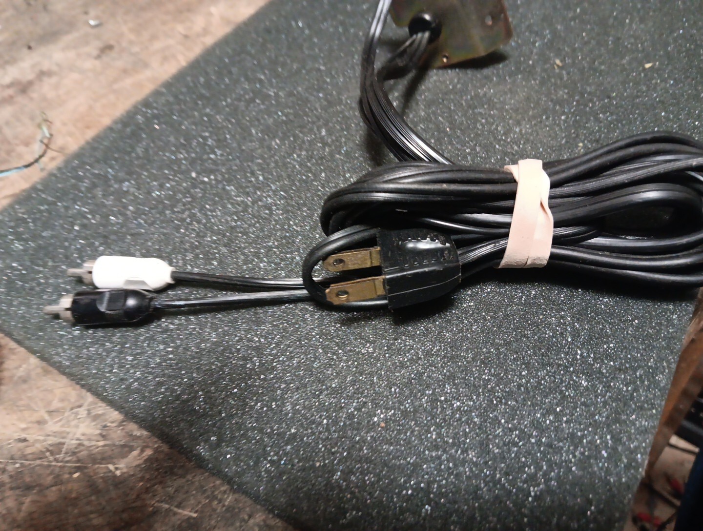 Dual 1237 Power Cord and Ground Wire Complete