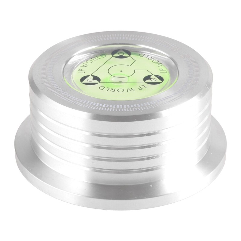 Audiophiles Grade LPs Disc Stabilizers with Bubble Levels for Balanced Play