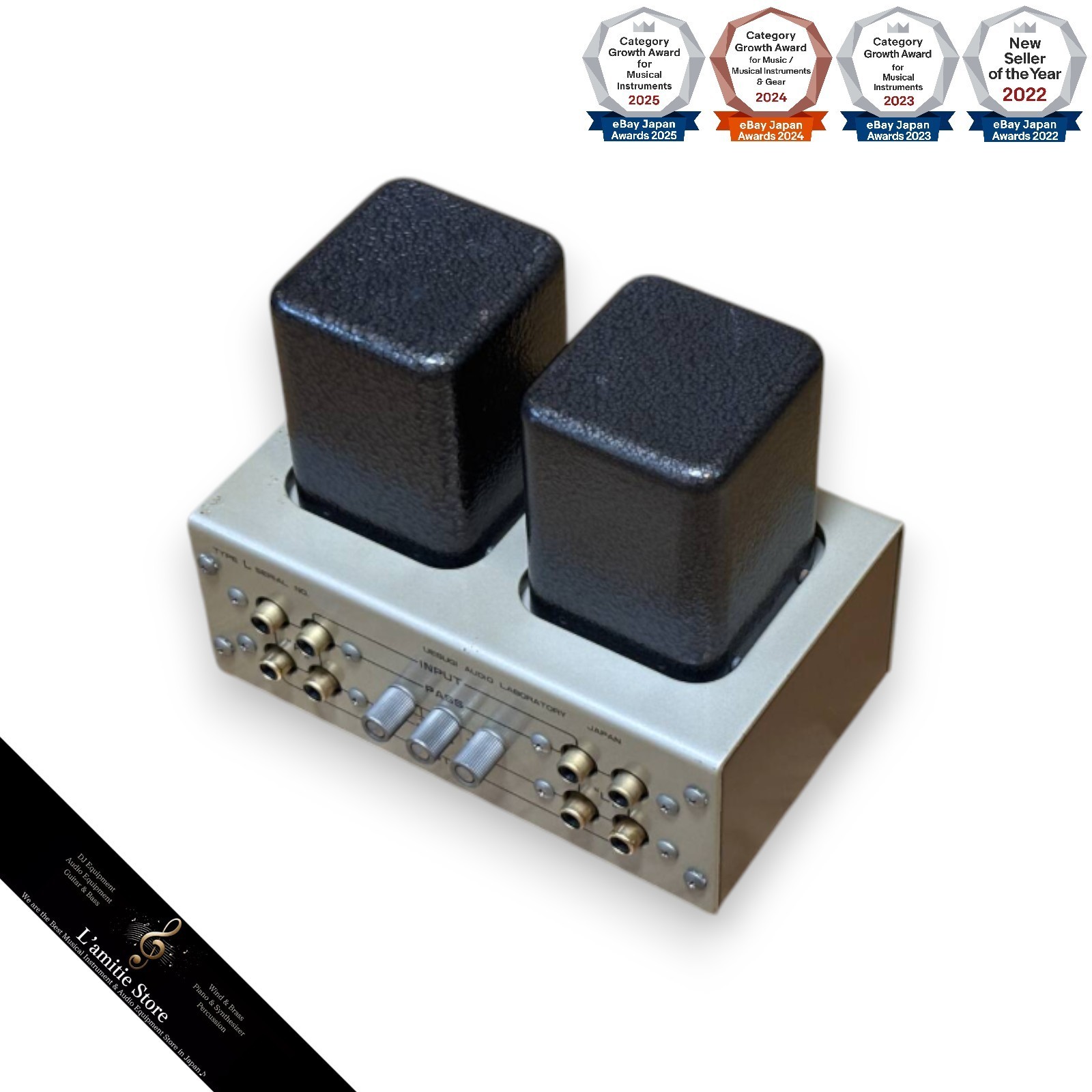 Uesugi U-BROS 5 Type L MC Step up Transformer Stereo Amplifier Moving Coil Amp
