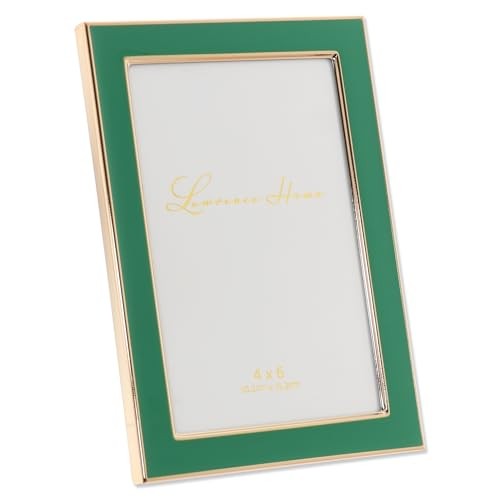 Lawrence Frames Metal Frame, Polished Enamel, Green, 4×6 4X6, Green