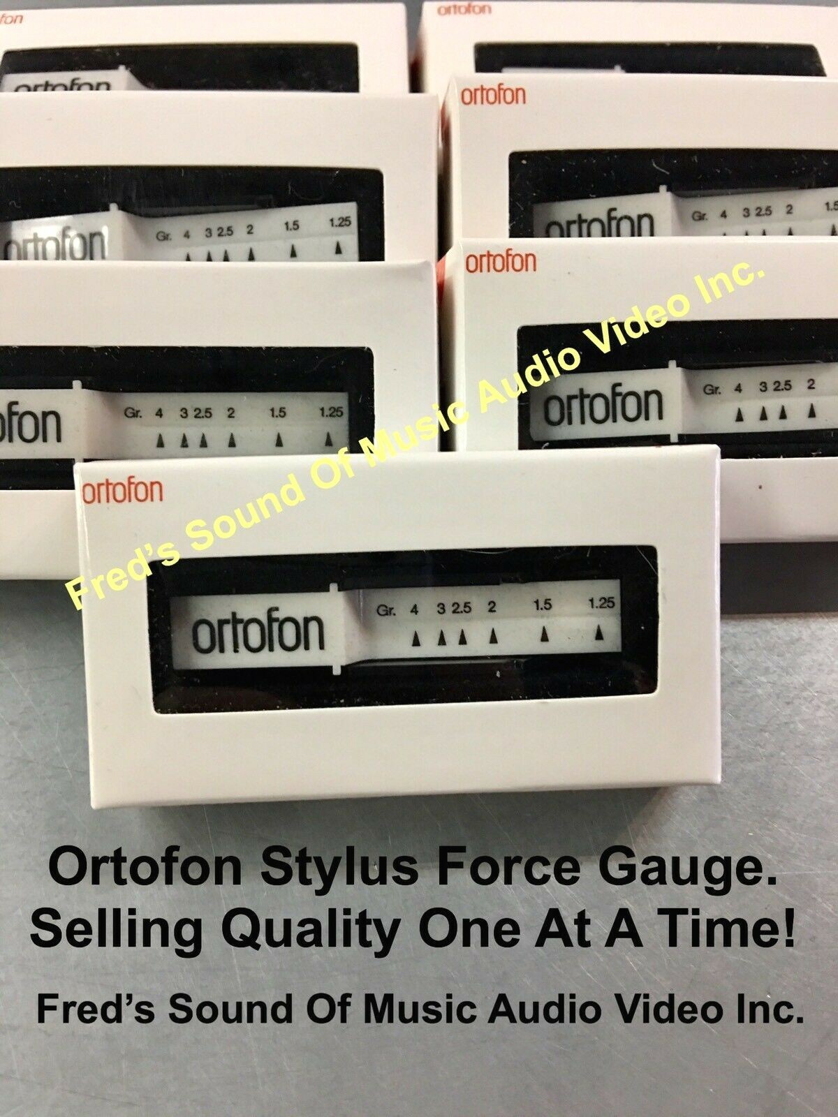 ORTOFON STYLUS FORCE GAUGE TURNTABLE CARTRIDGE “NO BATTERIES!” 1.25g-4g sku6365