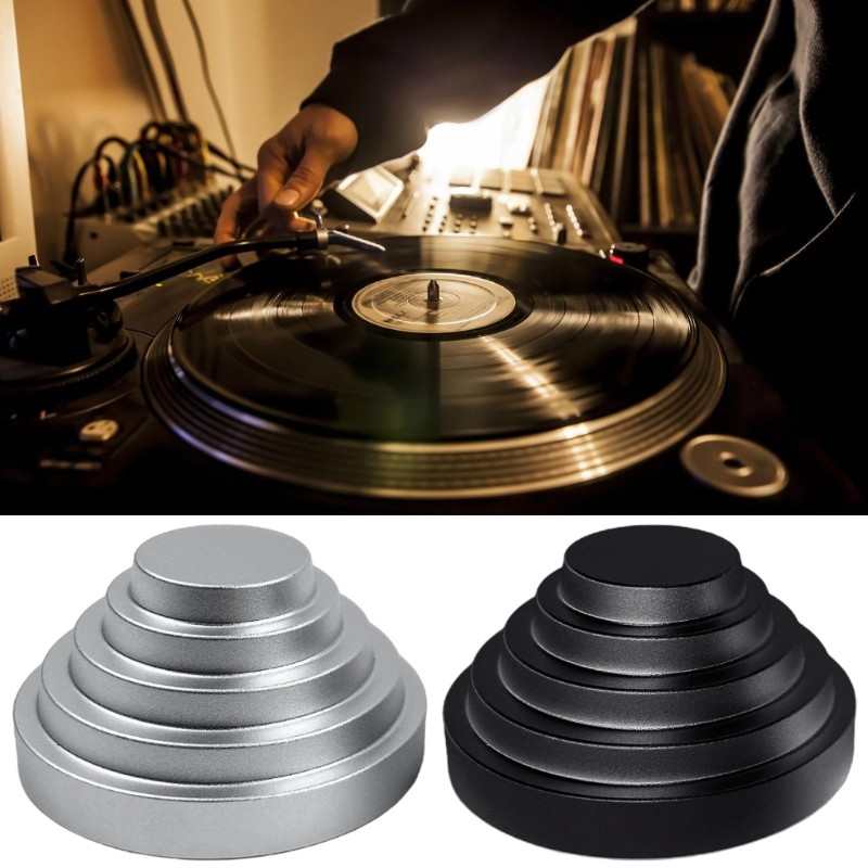 Turntables Accessory LPs Record Clamp Aluminum for Smooth Vinyls Play