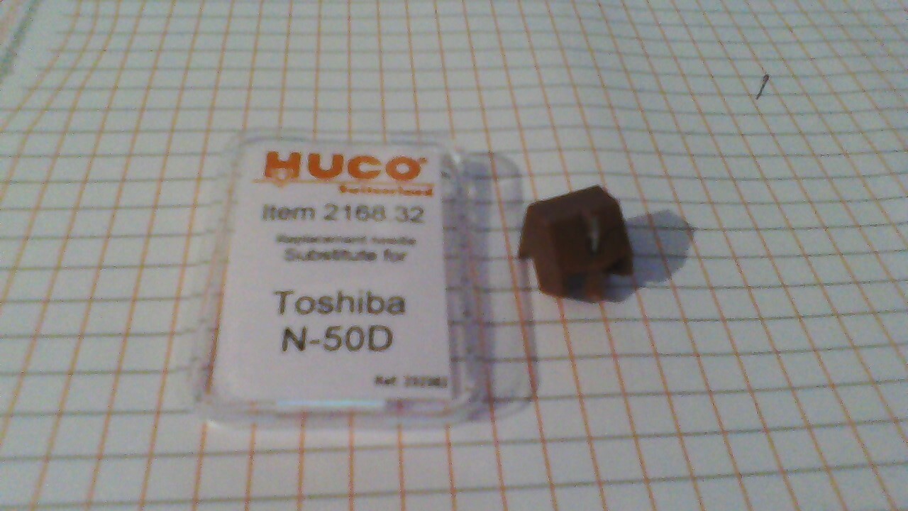Huco 2168 Turntable Tip for Toshiba N-50 (1.3/4-2.3/4) Parts/or Audio