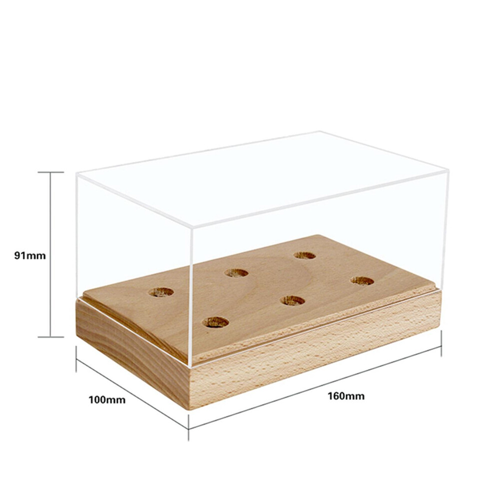 2PCS Clear Turntable Headshell Storage Box Accessory High End for Phonograph