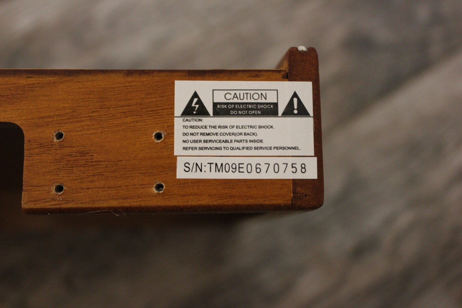 Replacement Oak Wood Lid Anders Nicholson TR-W155 USB Turntable Record Player VG