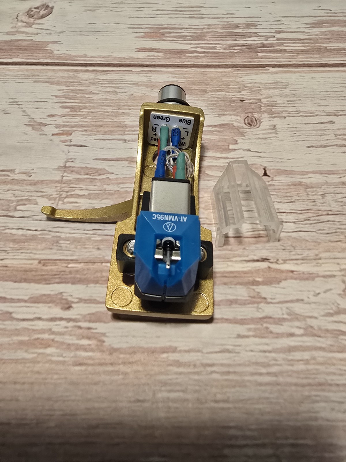 TECHNICS STYLE GOLD Headshell AT-VM95CH Cartridge COMBO NEW USA SELLER SHIP