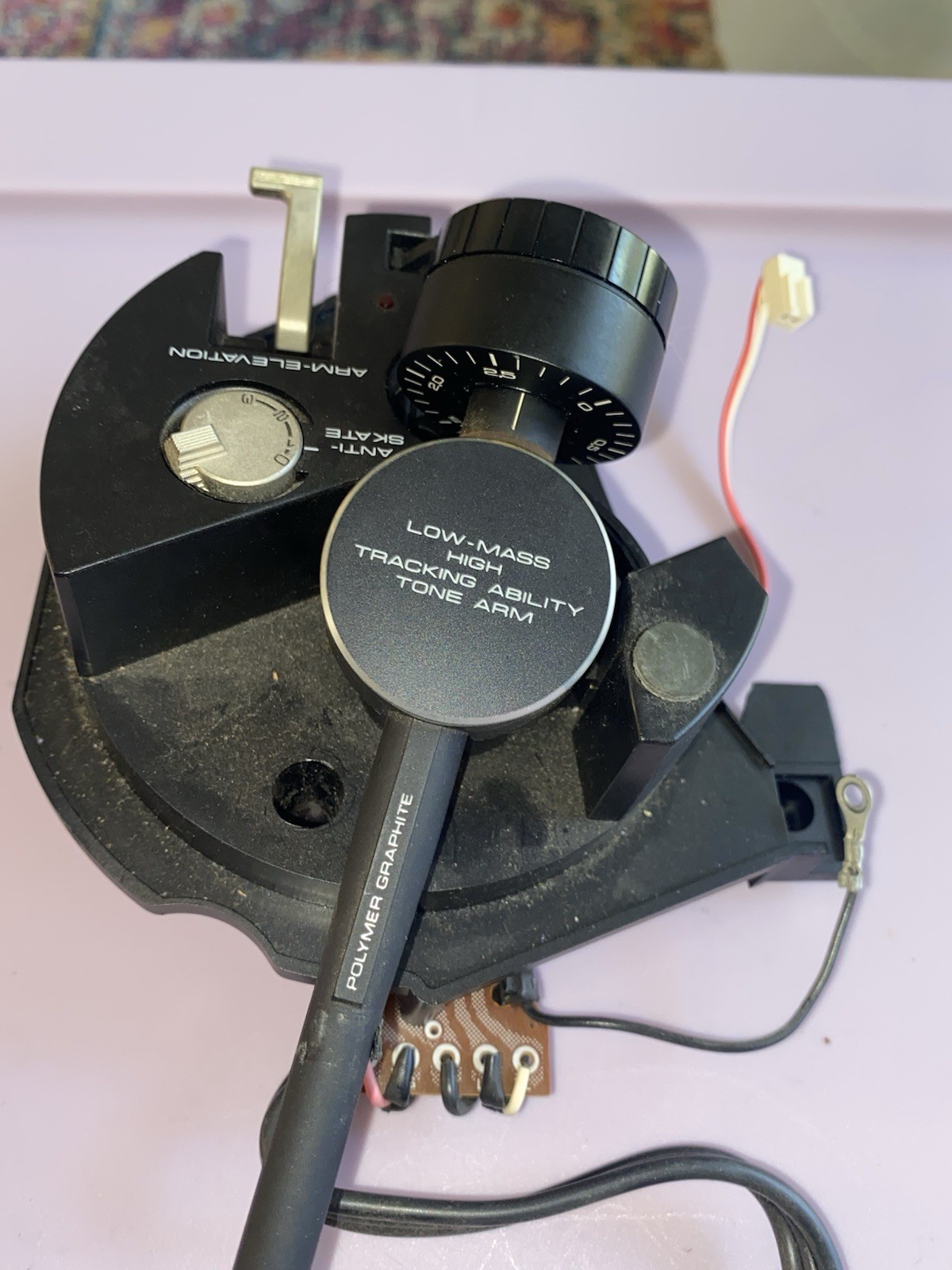 Pioneer PL-7 Turntable Tone Arm Assembly