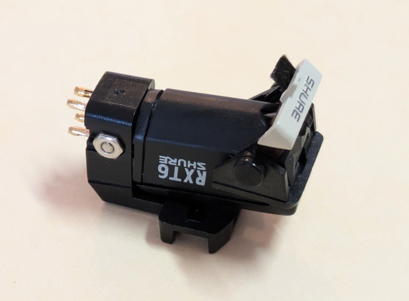 Shure RXT6 Phono Cartridge with Original Stylus P-mount & ½ Inch Adapter