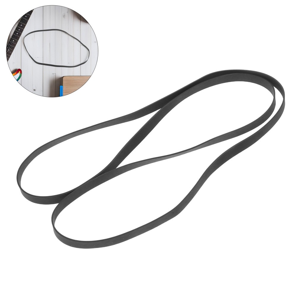 4Pcs Flat Rubber Belt for Record Player Movement and Turntable Drive Replacement