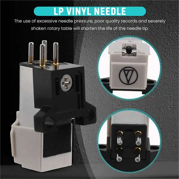 AT3600 AT3600L Dynamic Turntable Magnetic Cartridge For Audio-Technica W/ Needle