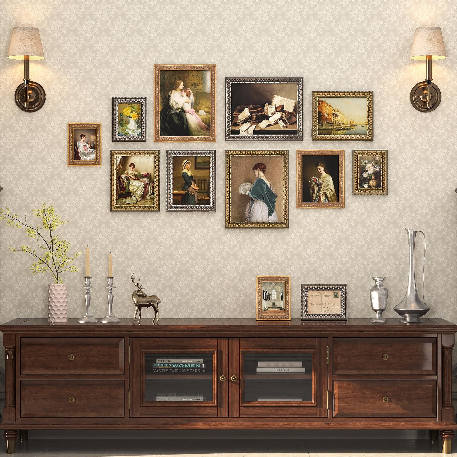 BSRHOME 11×14 Vintage Picture Frames,Antique Frame 1Pack, Gold