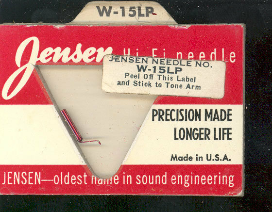 Jensen W-15LP Webster Electric WE-15LP Needle – 33 45 rpm Osmium