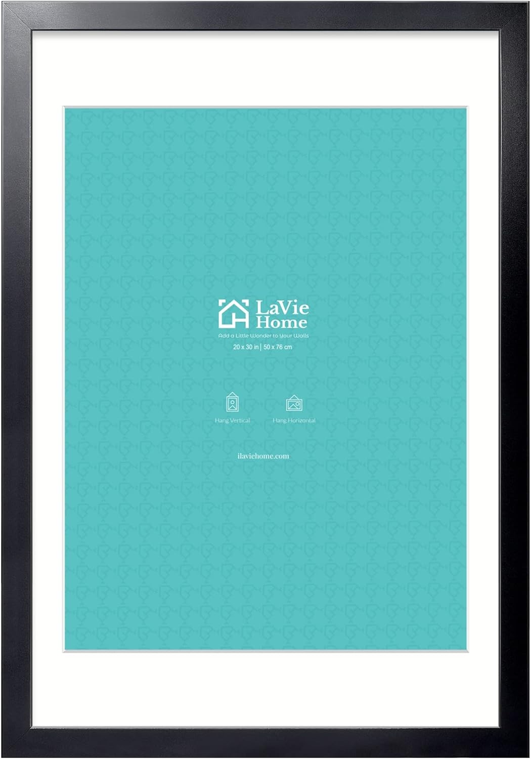 LaVie Home 20×30 Picture Frame Black Poster Frame,Display 20×30,