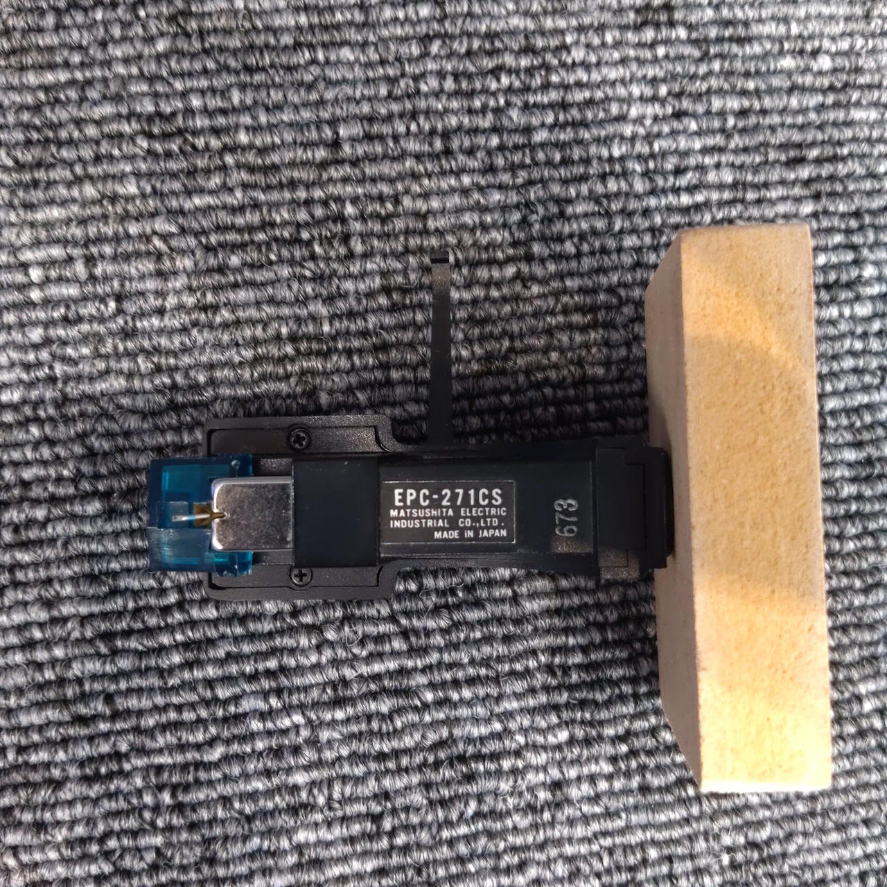 Technics EPC-271CS MM Phono Cartridge P-Mount T4P Moving Magnet Stylus Tested
