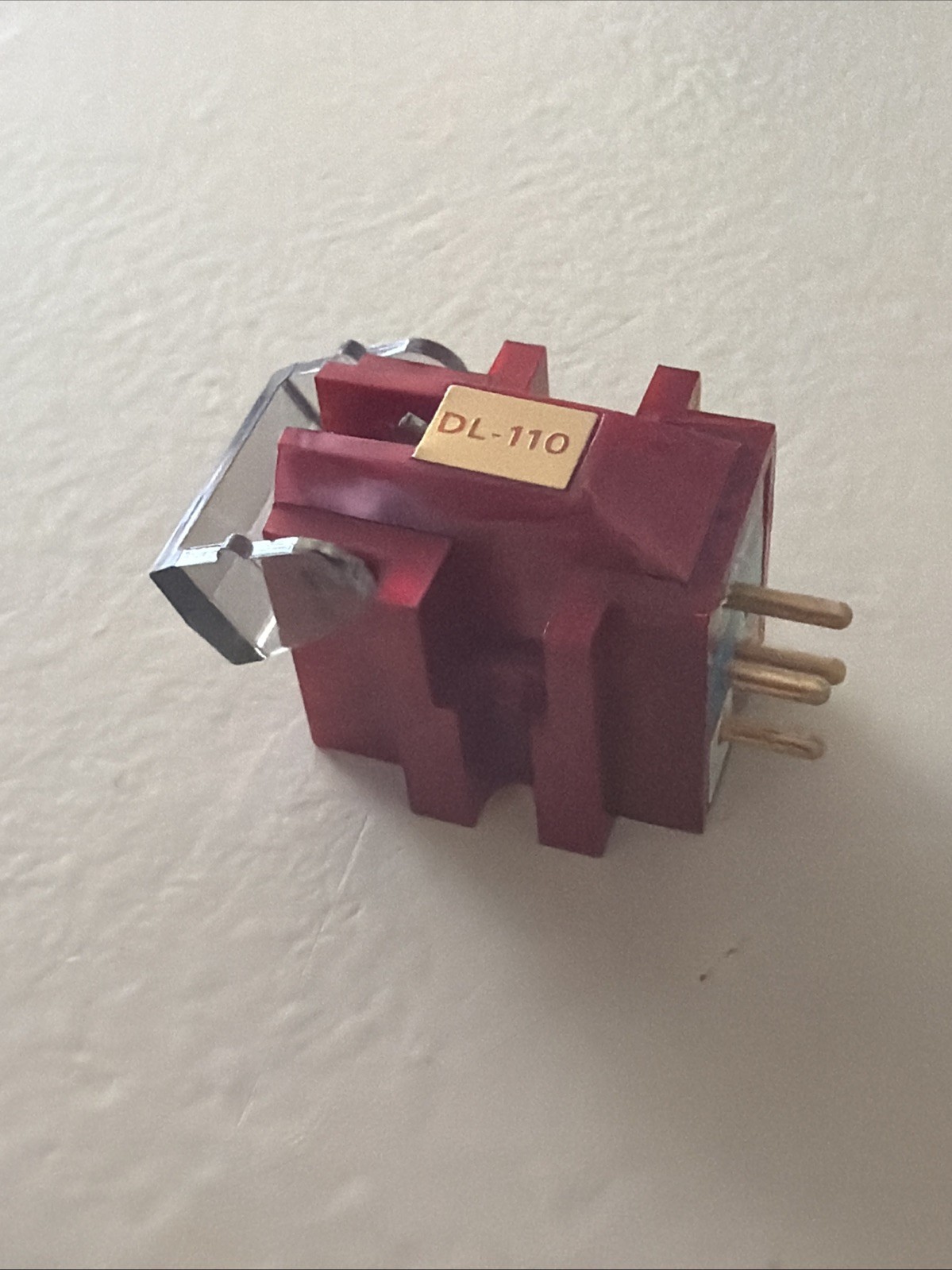 Denon DL-110 High output MC Stereo cartridge Red Japan No Needle for Retipping
