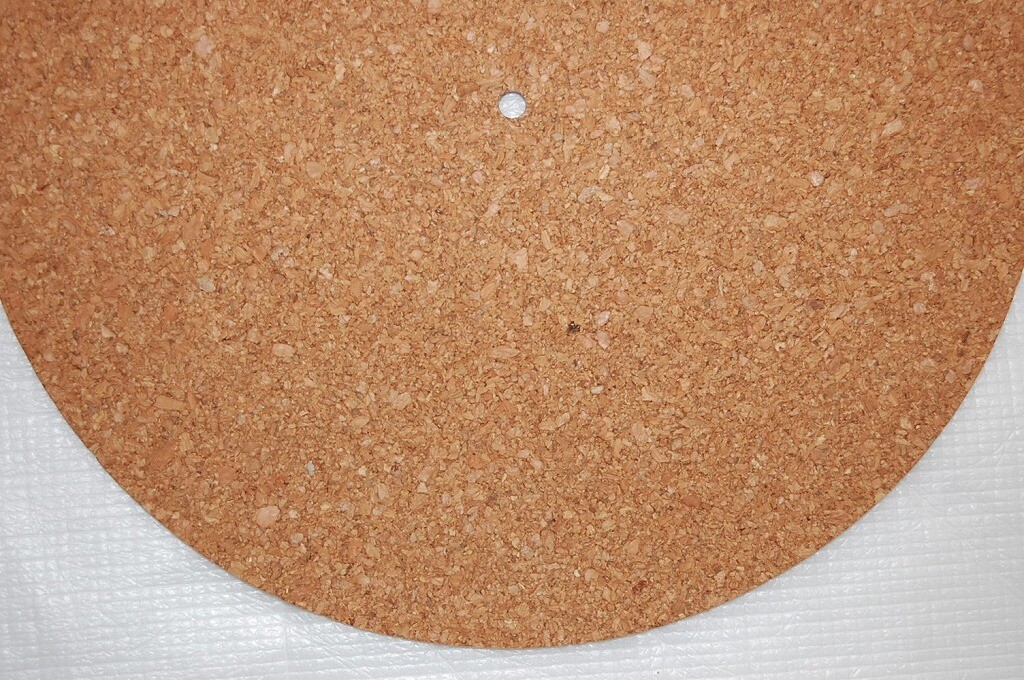 Unknown Used Cork-made Turntable Mat Turntable Parts from Japan