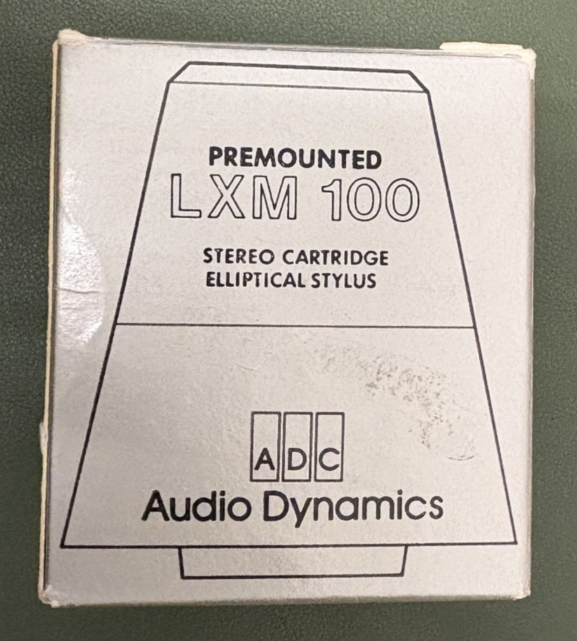 Audio Dynamics ADC Premounted LXM 100 Headshell Cartridge Elliptical Stylus