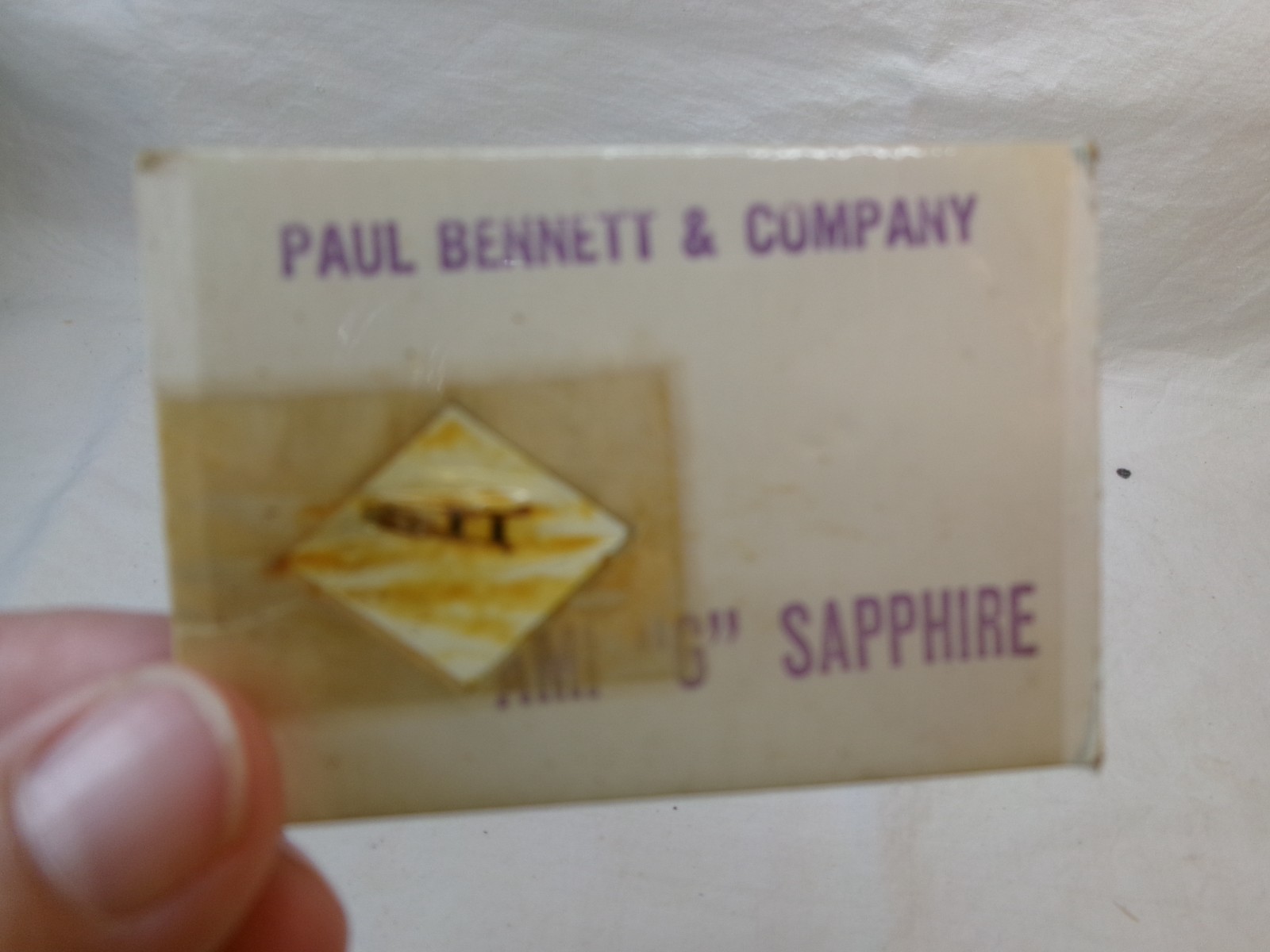 Lot of 2 Vintage Paul Bennett & Co Sapphire-Tipped Replacement Needle Jukebox