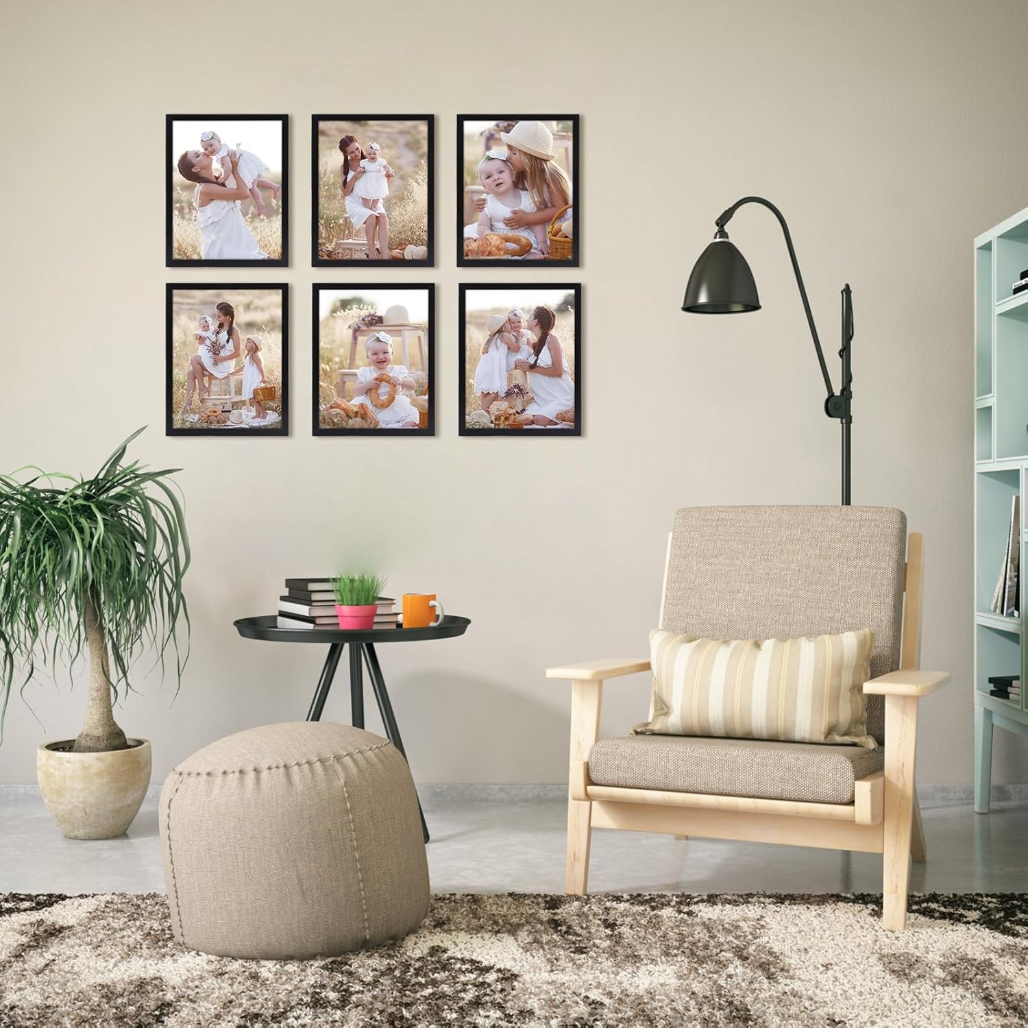 Giftgarden 8×10 Picture Frame Black, 8 by 10 Thin Photo for 8×10, Black