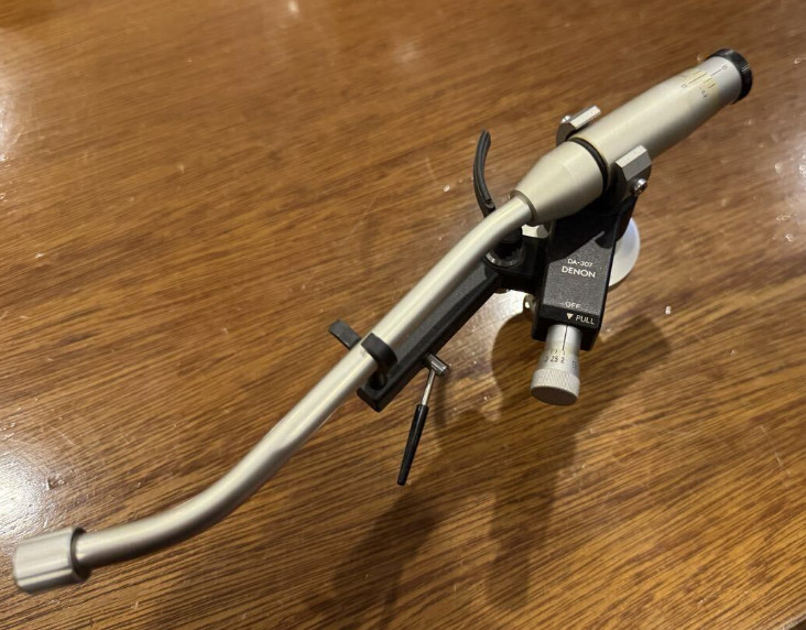 DENON DA-307 Tonearm Dynamic Damping Mechanism Static-Balance S-Shaped