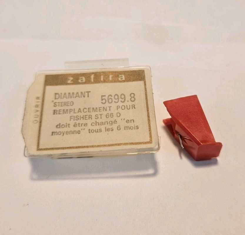 Fisher ST 66 D PHONO NEEDLE Stylus ZAFIRA 5699.8 NOS Open Box