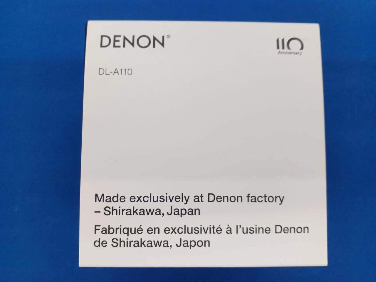 Denon DL-A110 MC Phono Cartridge Graphite Silver Headshell Used Japan