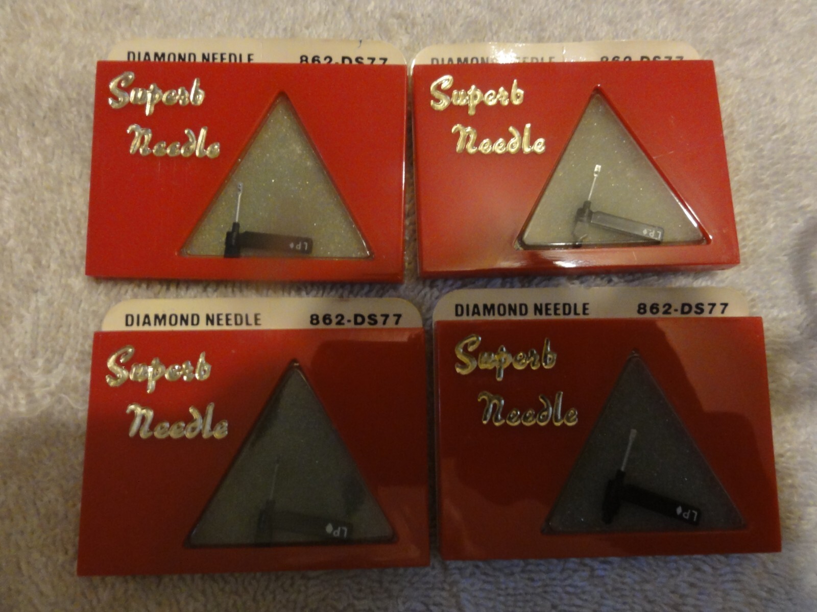 PFANSTIEHL?SUPERB AUDIO PHONOGRAPH NEEDLE STYLUS LOT-4–862-DS77 NEW (Old Stock)