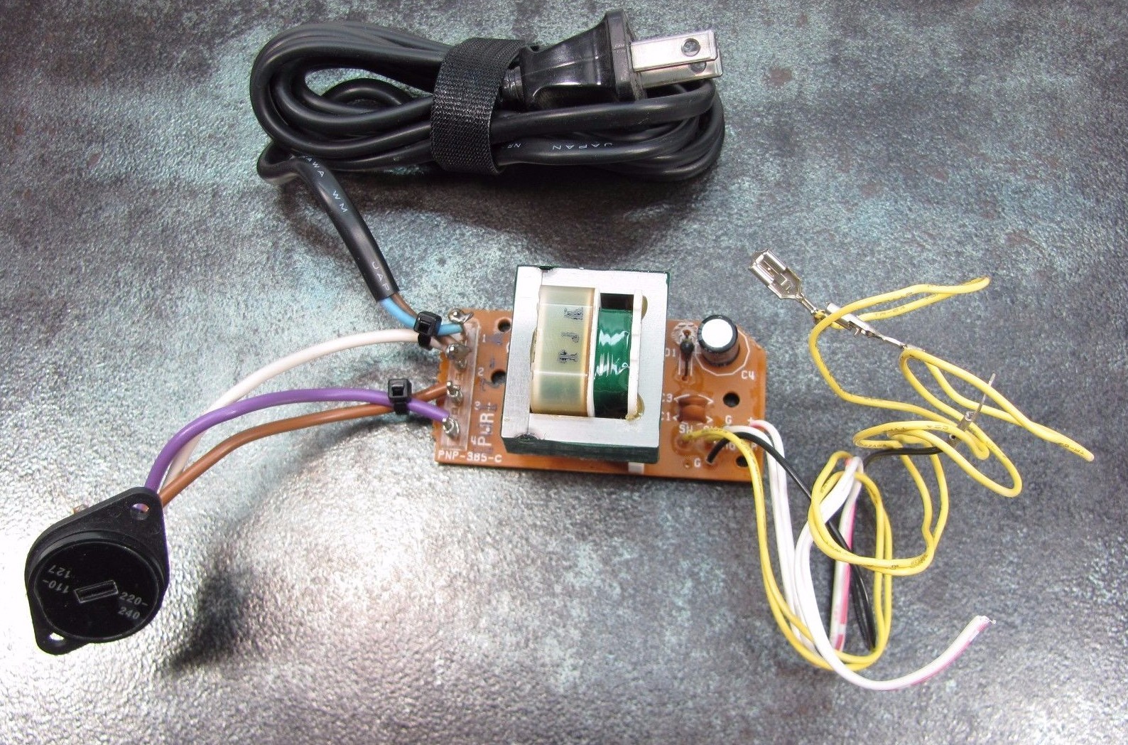 Genuine Pioneer PL-335A Turntable REPAIR PART – Power Cord Transformer PTT-256