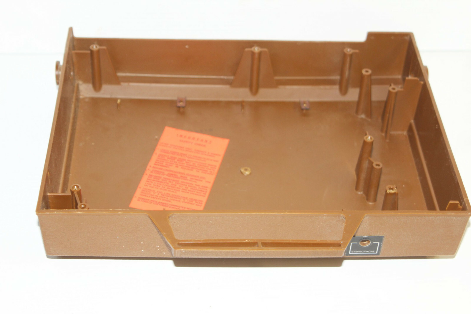 Bottom Case Cover – Vintage G.E. Deluxe Wildcat Record Player Turntable Parts