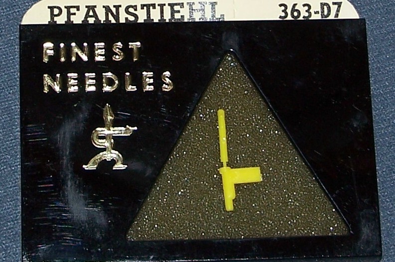 RECORD PLAYER NEEDLE Stylus Pfanstiehl 363-D7 used in Electro-Voice EV 147D