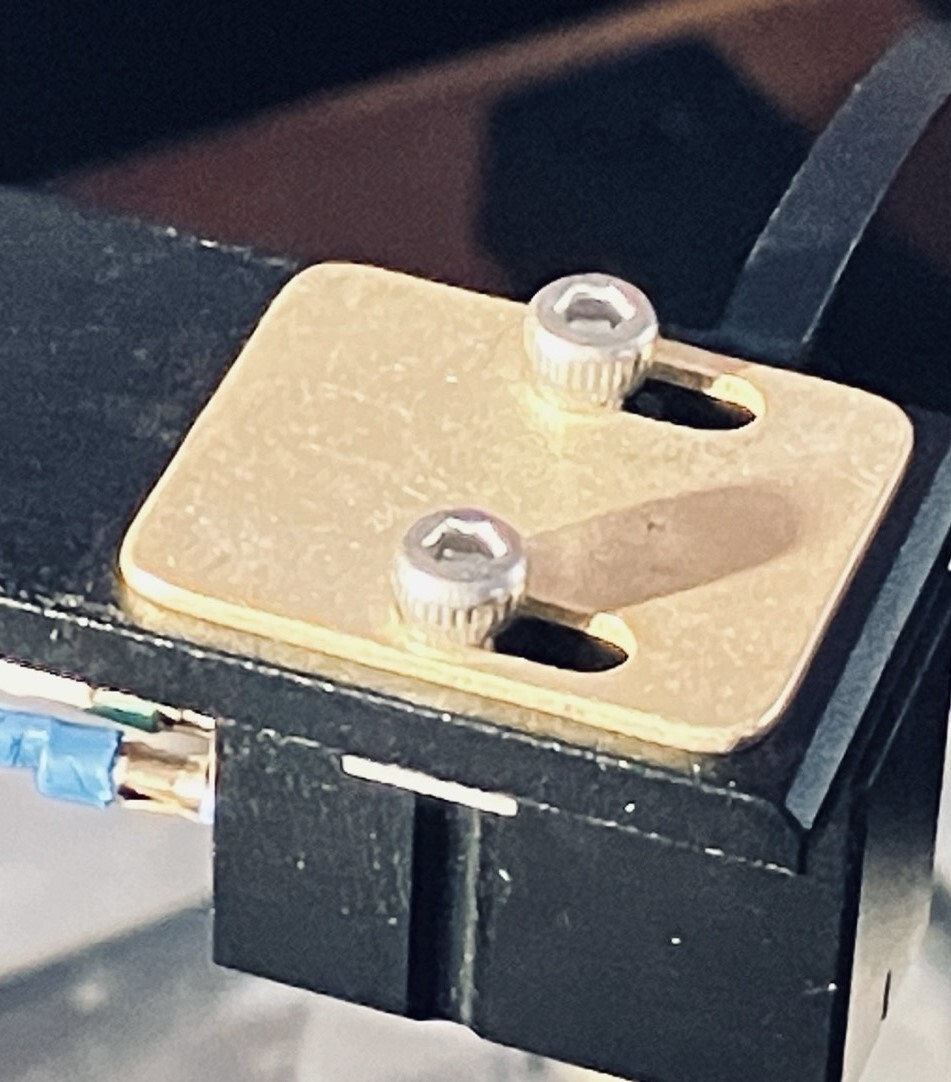 phono Cartridge headshell Shims Spacer VTA made of brass for turntable