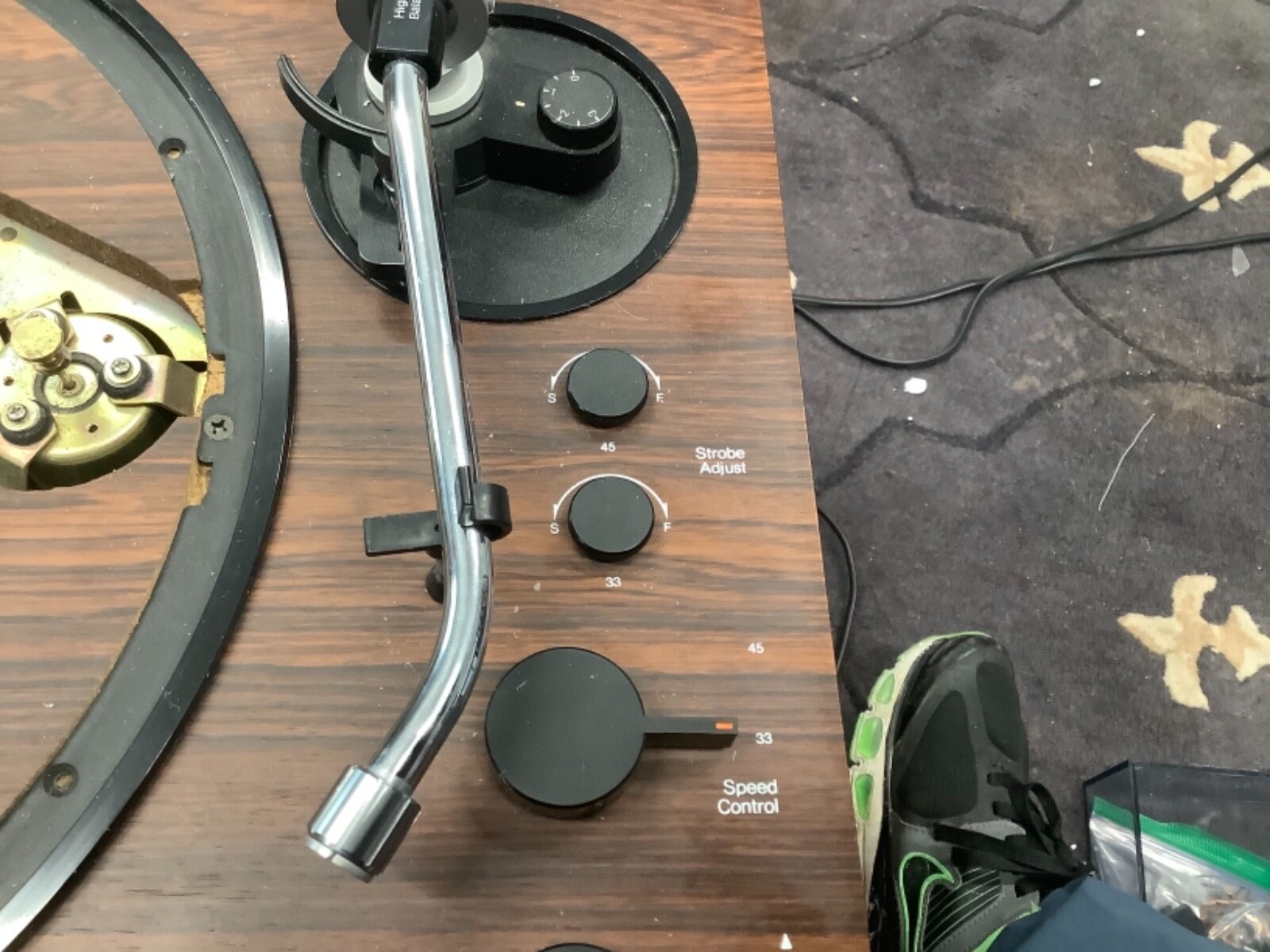 Pitch knobs for MCS 6500 Turntable