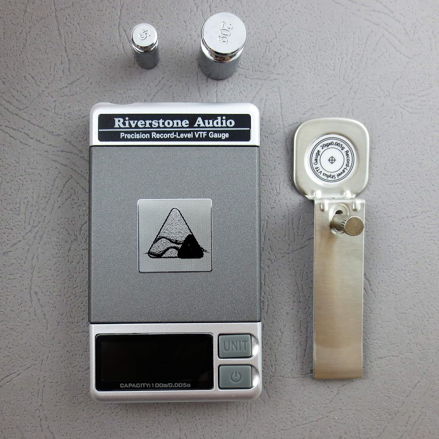 Digital Turntable Stylus Force Scale with Detachable Cantilever Arm for Vinyl