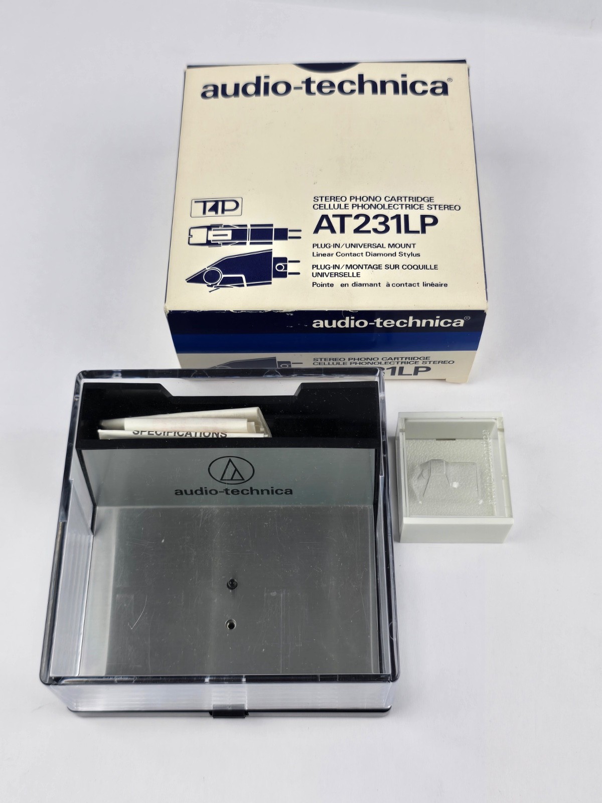 Empty box for Audio Technica AT 231 LP Cartridge Eliptcal Stylus