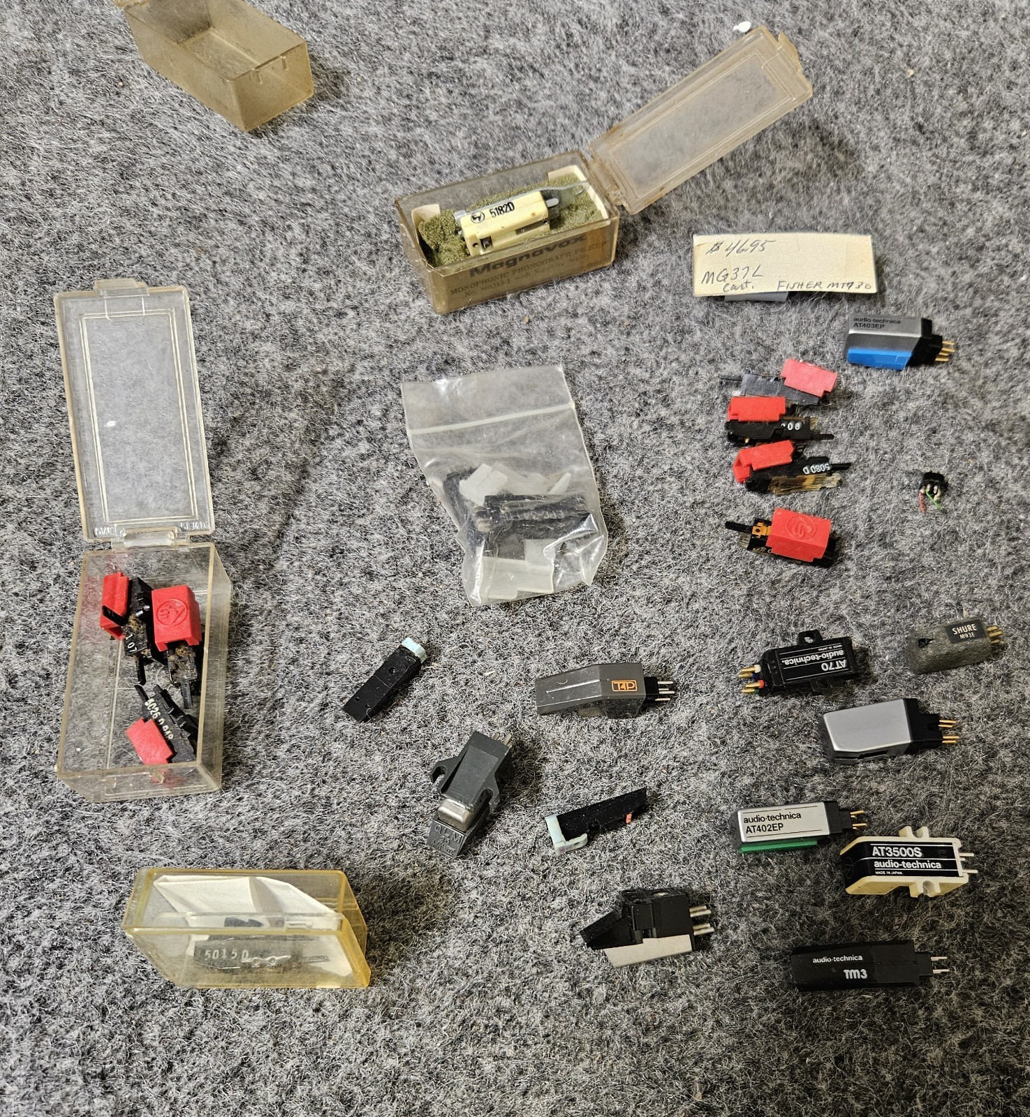 MIXED LOT – phono / record turntable player cartridges misc brands