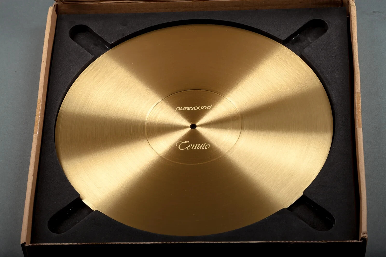 Tenuto Gun Metal Turntable Mat -For Technics SP10, Garrard 301/401, Lenco, Micro