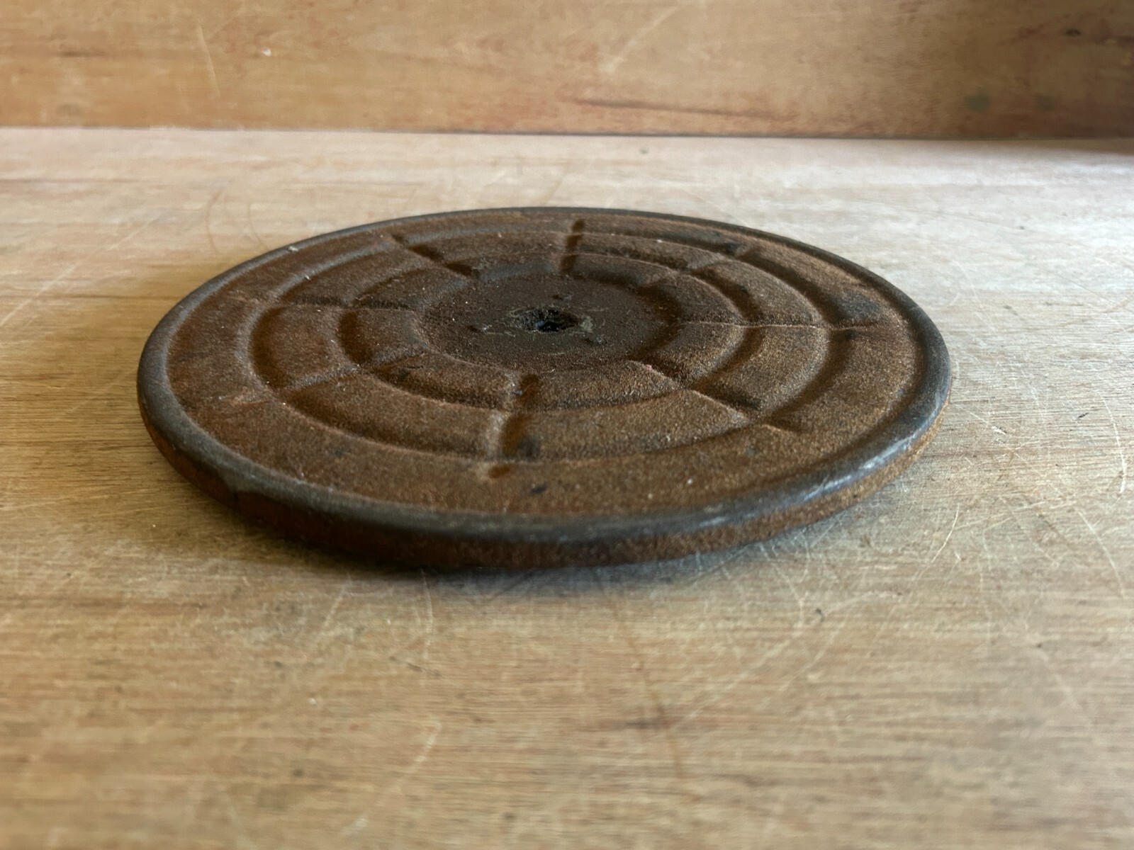 Decca Phonograph Replacement Platter Record Player Part Metal w/Felt 9″ Vintage