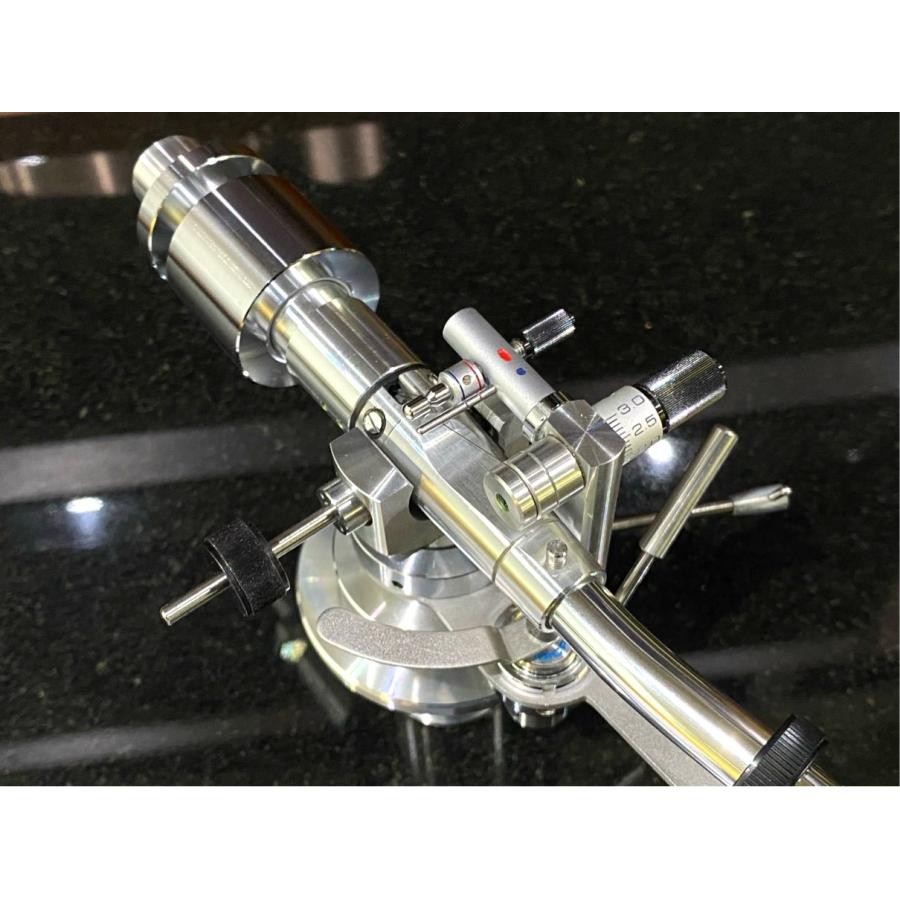 MICRO MA-505LS SILVER-WIRE Long Tonearm Sub Weight Lifter Oil Refilled Hi-Fi