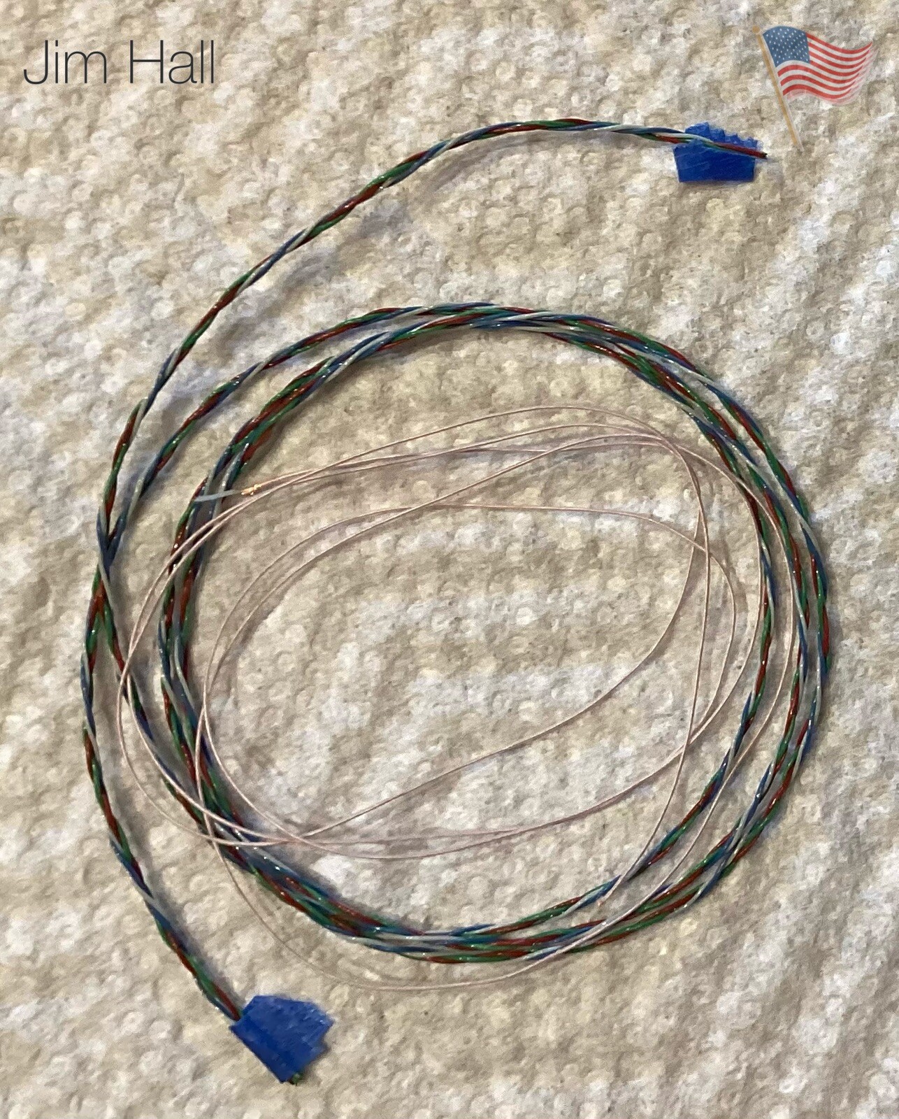 16 Inches or 40.64 cm Cardas Litz Tonearm Rewire Kit With Ground, Without Clips