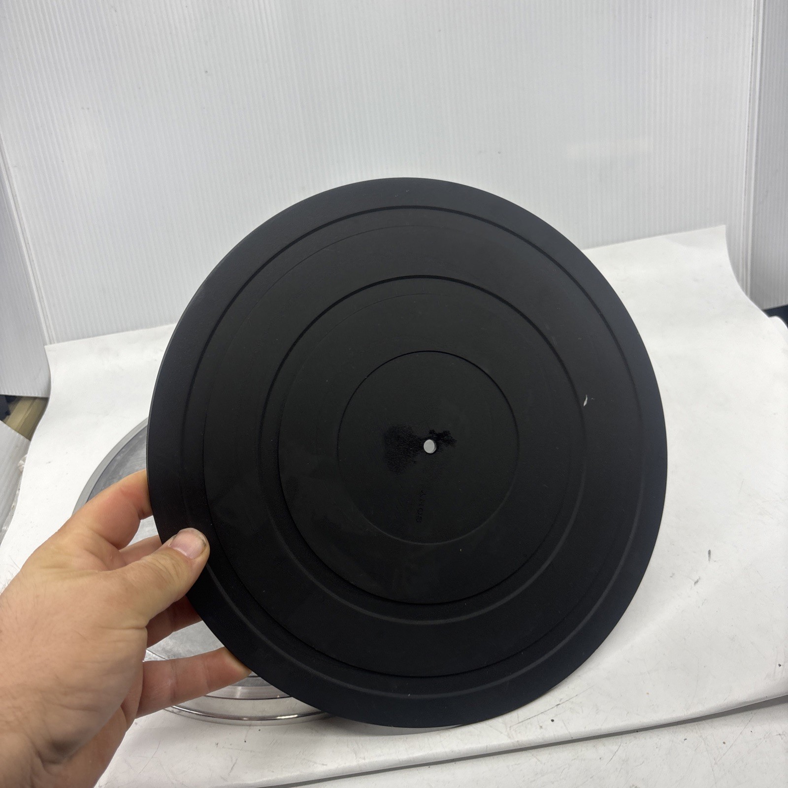Sony PS-X45 Turntable Replacement Part – Original Platter & Mat 12″