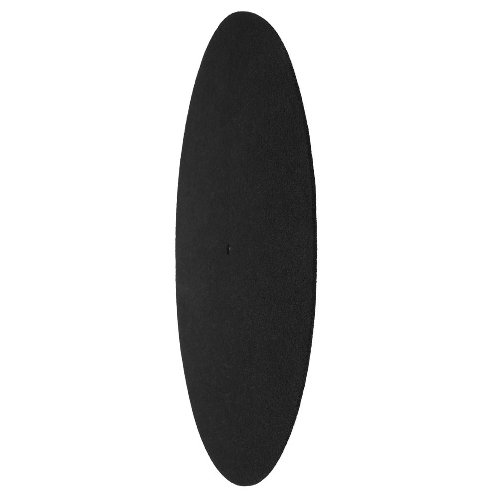Record Player Wool Turntable Mat Black Slipmat for Vinyl Record Protection