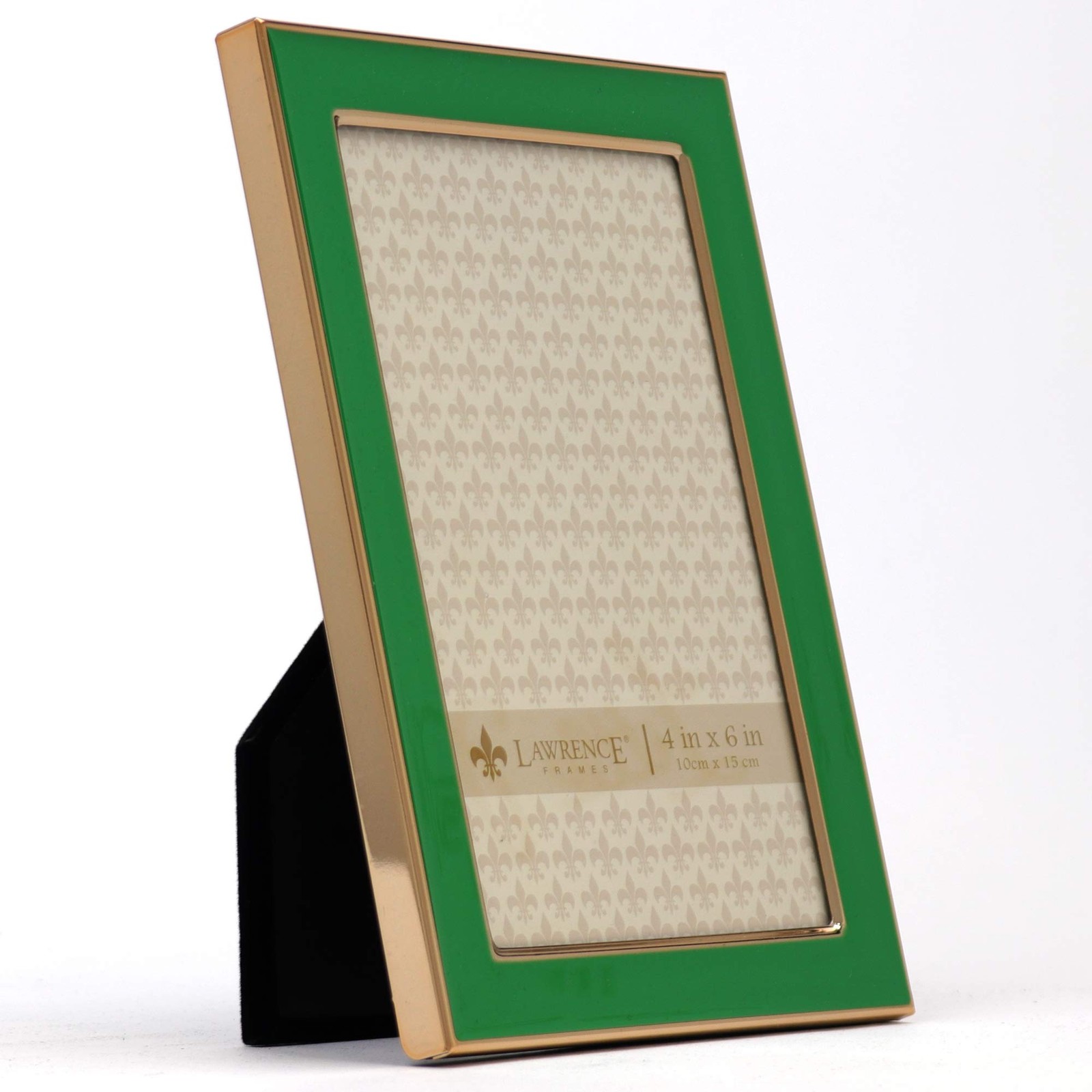 Lawrence Frames Metal Frame, Polished Enamel, Green, 4×6 4X6, Green