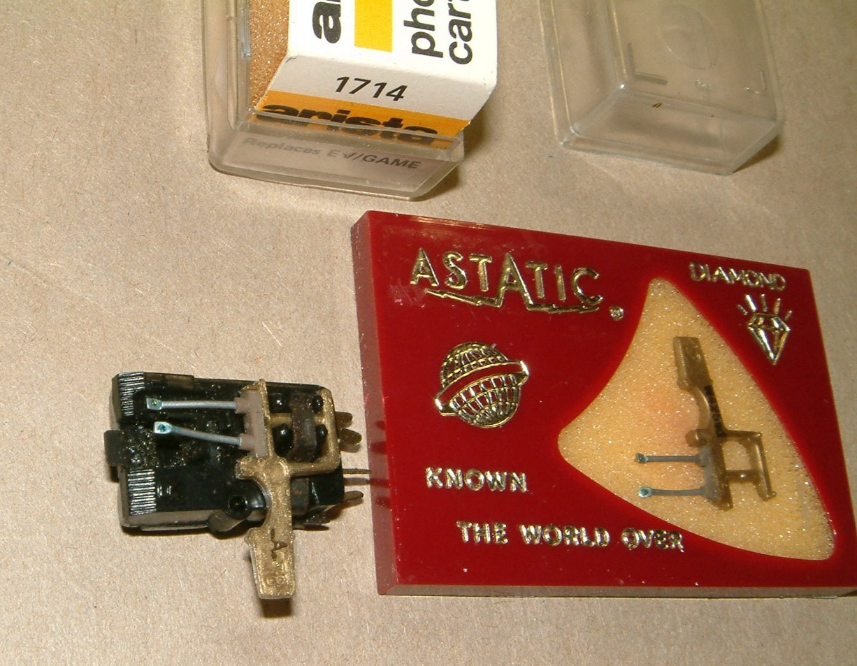 Arista 1714D Phono CARTRIDGE with extra N425sd needle, replaces EUPHONICS U8, U9