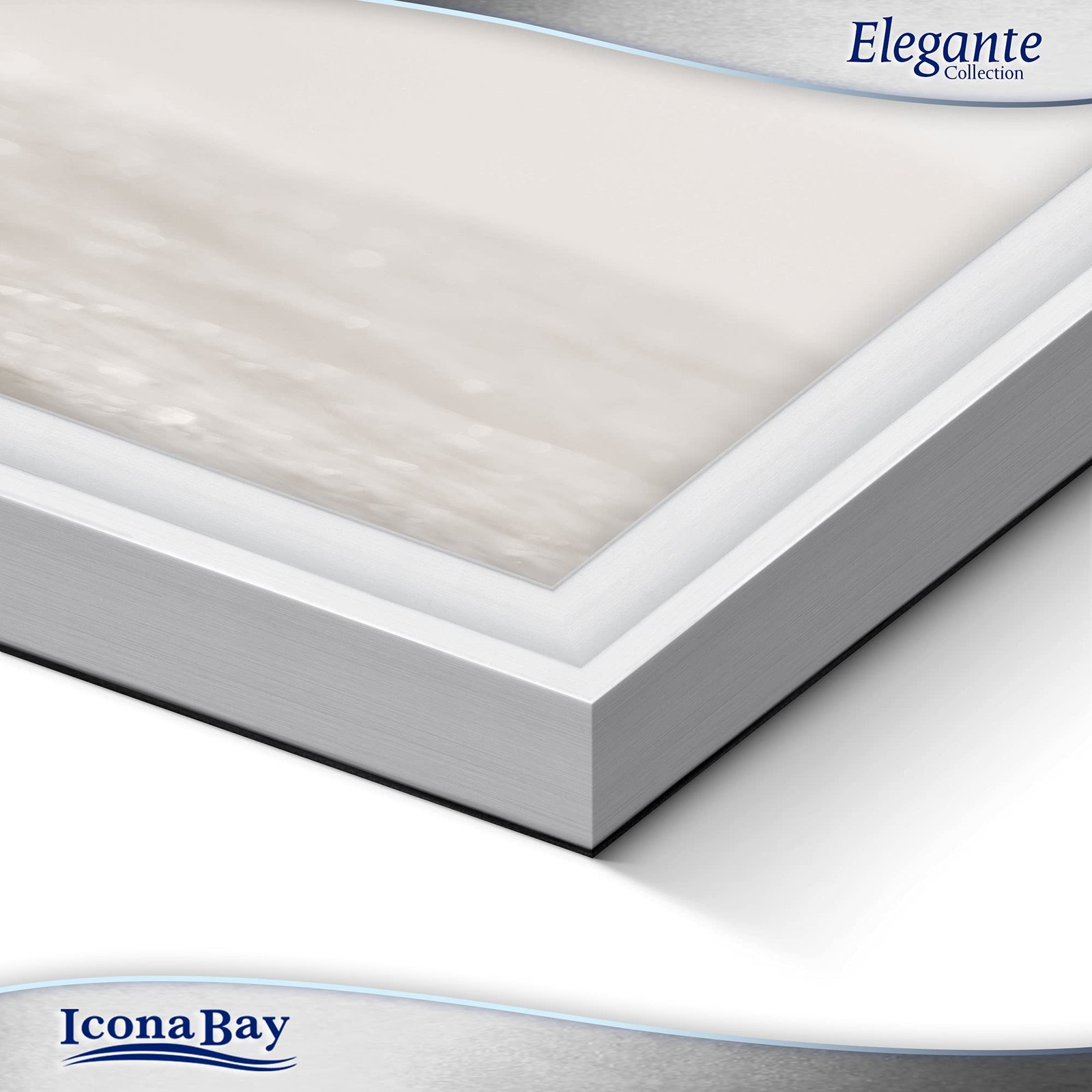 Icona Bay 5×7 Silver Picture Frame, Contemporary Photo Frame 5 x 5×7,